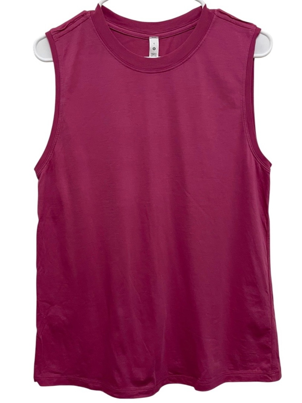 Lululemon all yours relaxed muscle tank burgundy